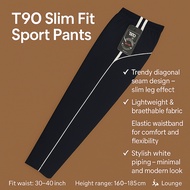 T90 Slim Fit Sport Pants | Seluar Sukan Lelaki