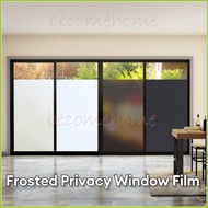 Frosted Window Film,Privacy White Frost Glass Waterproof Frosted Film Sticker