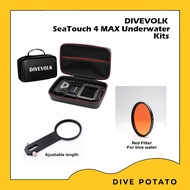 ชุดอุปกรณ์เสริม สำหรับ DIVEVOLK SeaTouch 4 MAX Underwater Kits อุปกรณ์เสริมสำหรับเคสใส่โทรศัพท์มือถือ DIVEVOLK (1/2)