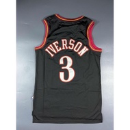 BASKETBALL JERSEY SWINGMAN REVO30 SIXERS ALLEN IVERSON BASKETBALL SHIRT #3