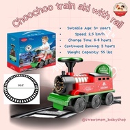 Choo choo train ride on track Cars with rail kereta anak