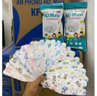 HCM combo thùng  bịch 300 cái Khẩu trang trẻ em KF94 khẩu trang cho bé