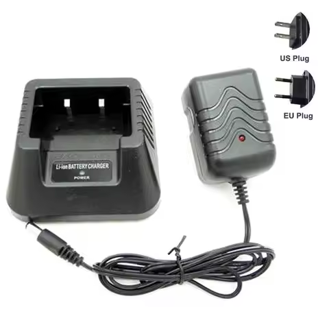 US/EU Plug Desktop Battery Dock Rapid Charger For BaoFeng UV5R UV-5R Pro DM-5R BF-F8HP UV-5RE PLUS U