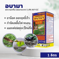 อบามา 1ลิตร อะบาเมกติน 1.8% W/V EC  กำจัดเพลี้ยอ่อน, เพลี้ยไก่แจ้, เพลี้ยจักจั่นฝ้าย, เพลี้ยจักจั่นฝ