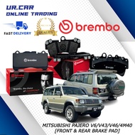 BREMBO MITSUBISHI PAJERO V6 / V34 / V46 / 4M40 BRAKE PAD FRONT (DEPAN) & REAR (BELAKANG) 100% ORIGIN
