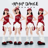Kids Dance Outfit Hip Hop Shirt Hiphop Costume Kids Crop Top Kids Girl Jazz Dance Costume Kids Catwa