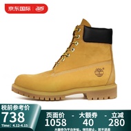 添柏岚（Timberland）【保税直发】添柏岚经典6寸大黄靴男鞋户外防水真皮10061W宽版 10061W-小麦色 41.5