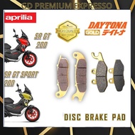 APRILIA DISC BRAKE PADS SR GT 200 SR GT SPORT 200 GOLD QUALITY