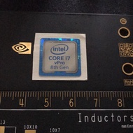 Sticker Sticker intel Core i7 VPRO 8th Gen ori