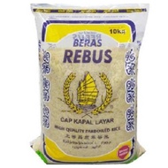 BERAS REBUS PARBOILED RICE 10kg/5kg.