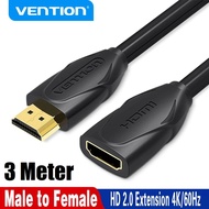 HDMI Extension Cable 4K 2K High Speed Male to Female 3 Meter for TV Laptop Projector Monitor