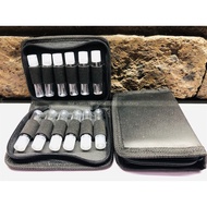 【COD】 12's SLOT TESTER POUCH WITH 4ML EMPTY BOTTLE SET ( BLACK )