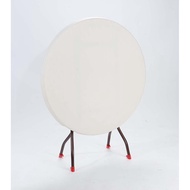Round D90CM Modern Furniture Plastic Square Foldable Table Meja Lipat Outdoor Table Study Table