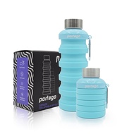 Portago Goflex | 17 oz/500 ml, Collapsible Water Bottle for Travel, Hiking, Camping, Sports, Gym, an