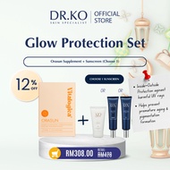 [LIVE SPECIAL] DR. KO Skin Specialist Glow Protection Set, Sunscreen (Choose 1) + Orasun (30's)