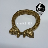 COD Koleksi barang antik Gelang lengan model naga bahan Kuningan