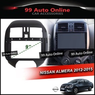 Android Player Casing 9" Nissan Almera 2012-2015