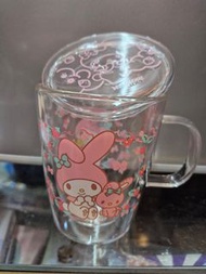 7-11 Disney雙層Melody玻璃杯全新有盒