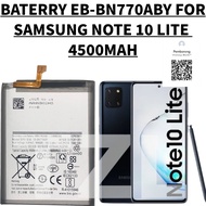 BATERRY MOBILE SAMSUNG PHONE EB-BN770ABY COMPATIBLE PHONE SAMSUNG NOTE 10 LITE BATERI 4500MAH
