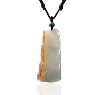 【節節高升】冰飄黃翡翡翠竹節項鍊 | 天然緬甸玉A貨翡翠 | 送禮