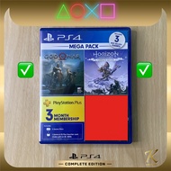 PS4 Game Disc: Horizon Zero Dawn And God of war 2 Second Hand Game