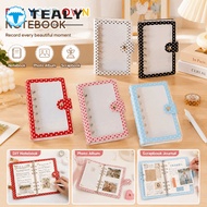 TEALYPH A7 Binder Cover, PVC A7 Polka Dot  Binder, Durable Polka Dot  Photocard Holder Album Shell K