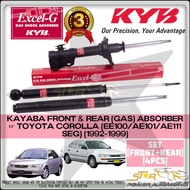 KAYABA KYB EXCEL G Toyota Corolla EE100 AE101 AE111 SEG 1992-1999 Gas Shock Strut Absorber FRONT 2PC