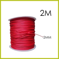 ┇ 🅷 ✫ 2M 2mm Fishing Line Red Spearfishing Line Speargun Rope Spear Gun Weave String For Wishbone