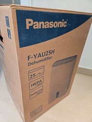 Panasonic 樂聲 25公升2合1 空氣淨化 抽濕機 F-YAU25H 空氣清新機