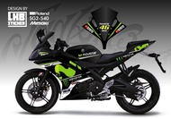 สติ๊กเกอร์แต่งลายรถ Yamaha Yzf R15 V.1 ตัวแรก 2015 ลาย Movie Star