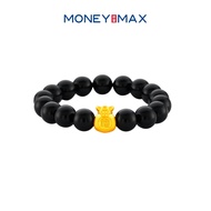 999 Pure Gold Fortune Bag Agate Bracelet | MoneyMax | 24K Gold Geomancy Bracelet | NB1164