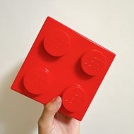 &lt;木木·仕事部屋 Mu Mu Studio&gt; 二手 LEGO 樂高 legoland 積木盒 收納盒 小物盒 塑膠盒 基礎紅 深紅 周邊 週邊