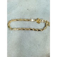 7 gram light gold rice bracelet