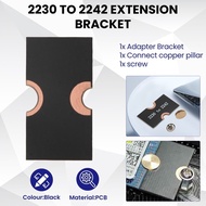 M2 Solid-State Drive Adapter M2 2230 SSD to 2242 Converter Card 2230 to 2242 Extension Bracket