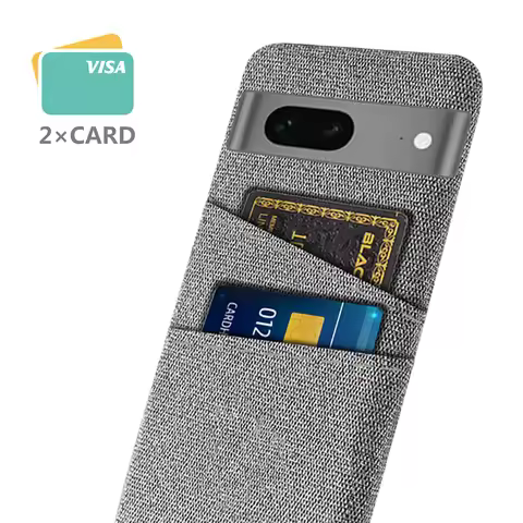 For Google Pixel 7A 7 Pro 6pro 4A 5G 6A 5A Case Luxury Fabric Dual Card Phone Cover For Google Pixel