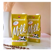 DIAMOND Susu UHT Diamond 1 Liter LOW Fat Rendah Lemak Diet Milk