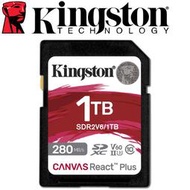 【現貨】Kingston 金士頓 1T SDXC 記憶卡 V60 讀280MB寫150MB SDR2V6/1TB