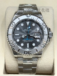 【男女皆宜】2026全新 ROLEX 勞力士 遊艇名仕型 YACHT MASTER 126622 GREY 126622-0001 灰面 藍色指針