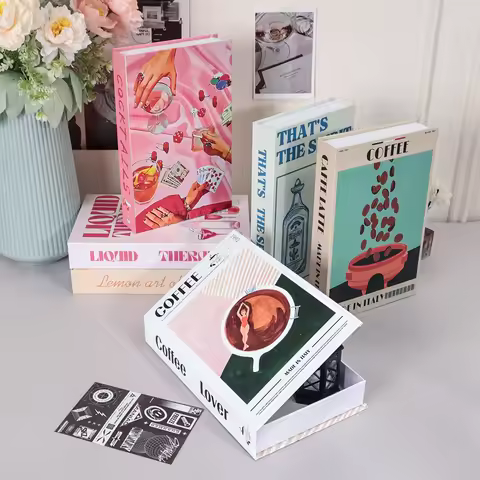 Colorful Fake Books Living Room Decoration Prop Books Coffee Table Fake Books for Decoration Home Ae