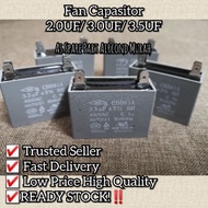 Fan capacitor 2.0UF 3.0uf 3.5UF CBB61 insert fan starting capacitor pin capacitor 2UF-3.5UF capacito