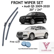 JAPAN TECHNOLOGY AUDI Q5 WIPER BLADE SET FREE WIND SHIELD TABLET ( 20/24 )(B2.B5)