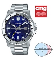 CASIO STANDARD  นาฬิกาสายเหล็ก นาฬิกาข้อมือชาย นาฬิกาคาสิโอผู้ชาย CASIO MTP-VD01D ของแท้ใบครบทุกอย่างประหนึ่งซื้อจากห้าง พร้อมรับประกัน 1 ปี CMG