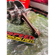 Hispeed Crankshaft assy wave 125 +7 pin 16 w/ stick bearing (104mm rod)