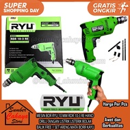 MATA MESIN RYU 10 MM RDR 10-3 RE ELECTRIC HAND DRILL REVERSIBLE ELECTRIC HAND DRILL FREE DRILL BIT 2