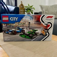 Lego City 60474 F1 Grid with VCARB & Sauber Race Cars