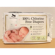 [Ready Stock] Applecrumby™ Chlorine Free Premium Newborn Baby Diapers (NB04 x 20 Packs)