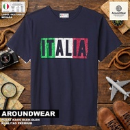ITALY SOUVENIR T-SHIRT 18 WEAR ITALY COUNTRYTAG PREMIUM SOUVENIR MATERIAL GIFT
