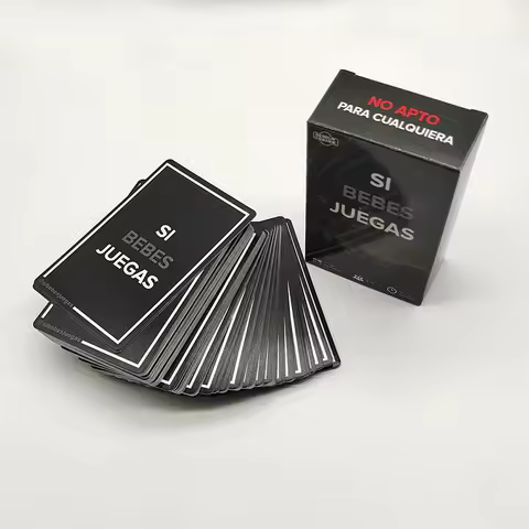 New Arrival Paper Board Game Drinking Cards Game In Spanish Adult Drunk Card For Party