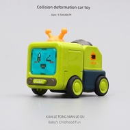 Children Creative Toy Car Deformable Car Toy 1-2 Years Old 3 Years Old Collision Deformable Birthday
