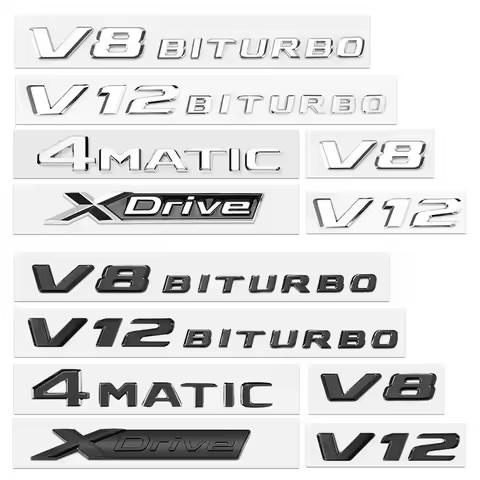 3D Xdrive 20d 30d 35d 40d 50d 20i 25i 30i Car Fender Emblem Trunk Badge Sticker For BMW M X1 X3 X4 X
